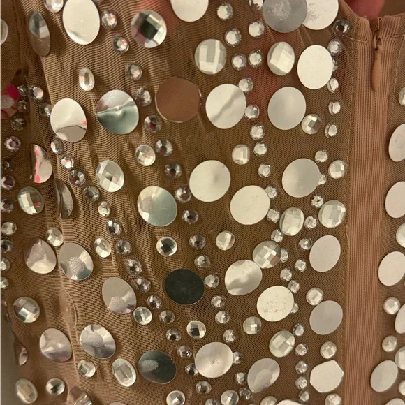 Born in Stockholm LEYLA PARTY SEQUIN DRESS Size Small - Picture 3 of 4